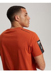 Diverse - T-shirt męski z nadrukiem DKR D 0623 S1826 - - Rozmiar: M. Kolor: pomarańczowy. Materiał: bawełna. Wzór: nadruk #5