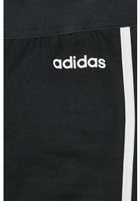 Adidas - adidas - Legginsy. Kolor: czarny. Materiał: bawełna, dzianina, elastan. Wzór: gładki #2