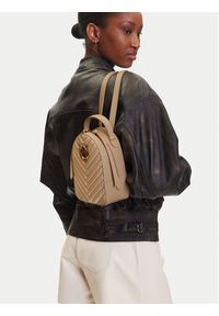 Pinko - PINKO Plecak Love Click Mini Backpack PE 25 PLTT 103614 A1J2 Beżowy. Kolor: beżowy. Materiał: skóra