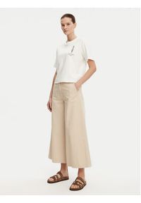 Weekend Max Mara T-Shirt Lecco 2515941052 Biały Boxy Fit. Kolor: biały. Materiał: bawełna