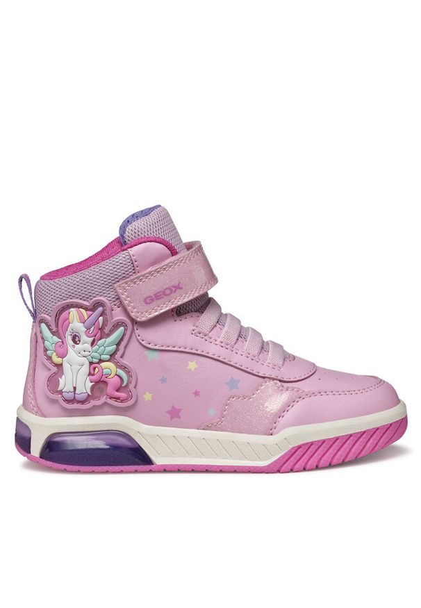 Sneakersy Geox. Kolor: różowy