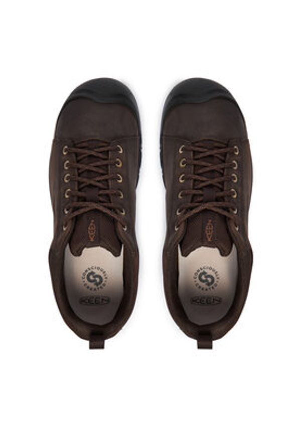 keen - Keen Półbuty Targhee IV Oxford 1031648 Brązowy. Kolor: brązowy. Materiał: skóra