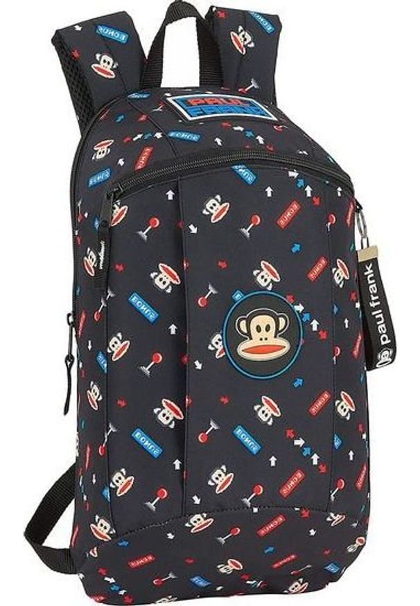 Czarny plecak retro