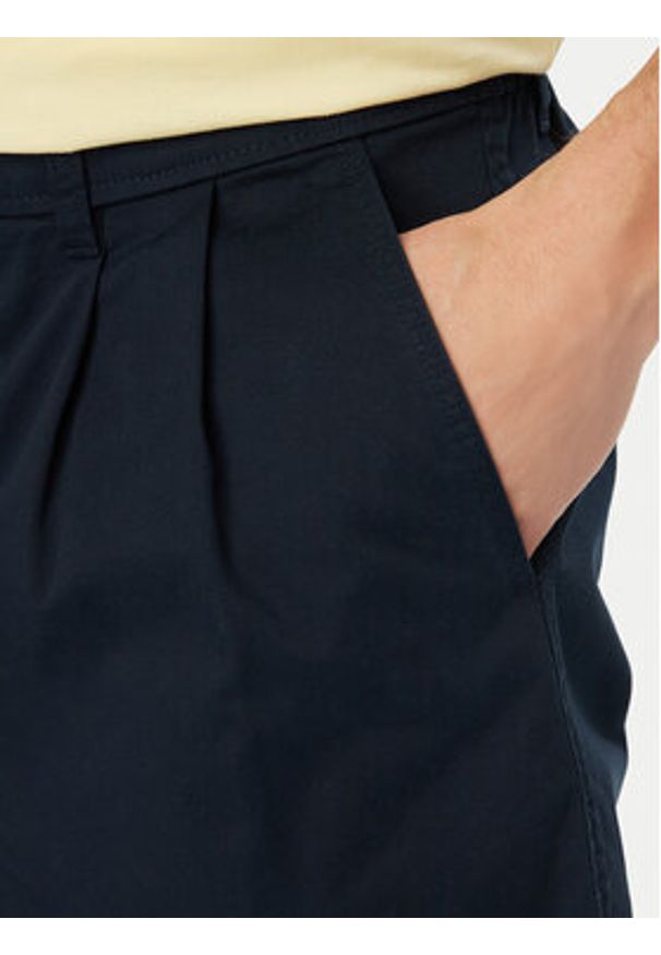 Calvin Klein Jeans Szorty materiałowe LV04RF612G Granatowy Regular Fit. Kolor: niebieski. Materiał: syntetyk