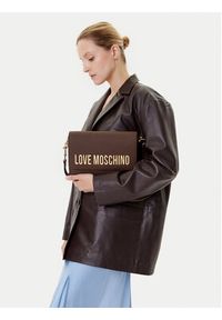 Love Moschino - LOVE MOSCHINO Torebka JC4023PP1NKD0301 Brązowy. Kolor: brązowy. Materiał: skórzane #6