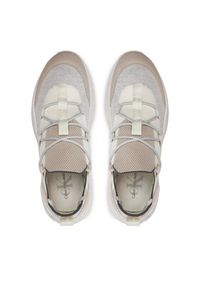 Calvin Klein Jeans Sneakersy Chunky Vibram Sock Mix Mg Uc YM0YM00962 Écru #4