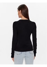 Trussardi Jeans - Trussardi Sweter 56M00564 Czarny Regular Fit. Kolor: czarny. Materiał: wiskoza