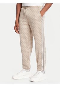 Guess Spodnie dresowe Z5BB19 K2042 Niebieski Regular Fit. Kolor: niebieski. Materiał: syntetyk