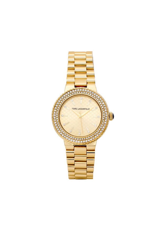 Karl Lagerfeld - KARL LAGERFELD Zegarek R0553104501 Złoty. Kolor: złoty
