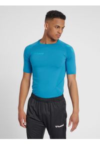 Jersey Hummel hmlAUTHENTIC Seamless Pro. Kolor: turkusowy, niebieski, wielokolorowy. Materiał: jersey. Sport: fitness