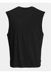 Jack & Jones - Jack&Jones Tank top Grand 12253996 Czarny Oversize. Kolor: czarny. Materiał: bawełna #6