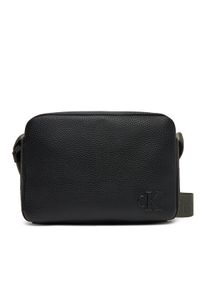 Calvin Klein Jeans Saszetka Cargo Camera Bag LV04G3081G Czarny. Kolor: czarny. Materiał: skóra