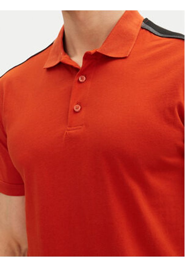 EA7 Emporio Armani Polo 7M000139 AF10375 U3012 Pomarańczowy Regular Fit. Typ kołnierza: polo. Kolor: pomarańczowy. Materiał: bawełna