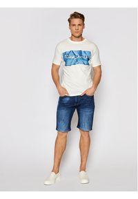 Pepe Jeans T-Shirt Raury PM506480 Biały Slim Fit. Kolor: biały. Materiał: bawełna #5