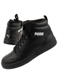 Buty Puma Rebound v6 M 39232612 czarne. Zapięcie: sznurówki. Kolor: czarny. Materiał: materiał, skóra ekologiczna. Szerokość cholewki: normalna #3