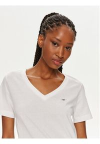 GANT - Gant T-Shirt Shield 4200750 Biały Regular Fit. Kolor: biały. Materiał: bawełna