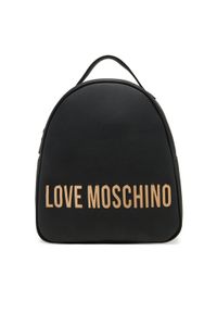 Love Moschino - LOVE MOSCHINO Plecak JC4197PP1MKD0000 Czarny. Kolor: czarny. Materiał: skóra