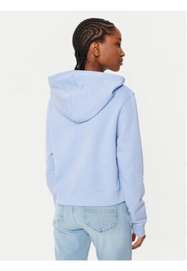 Guess Bluza W5RQ29 K68I4 Niebieski Regular Fit. Kolor: niebieski. Materiał: bawełna