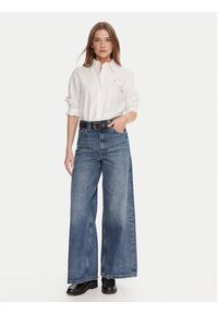 TOMMY HILFIGER - Tommy Hilfiger Koszula WW0WW46111 Biały Relaxed Fit. Kolor: biały. Materiał: bawełna #3