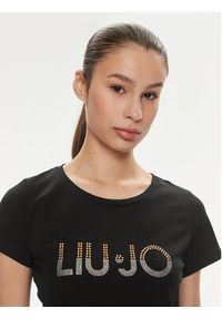 Liu Jo T-Shirt VA4216 JS923 Czarny Regular Fit. Kolor: czarny. Materiał: bawełna #3
