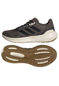 Adidas - Buty do biegania adidas Runfalcon 3.0 Tr M HP7569 brązowe. Zapięcie: sznurówki. Kolor: brązowy. Materiał: materiał, syntetyk. Szerokość cholewki: normalna #1