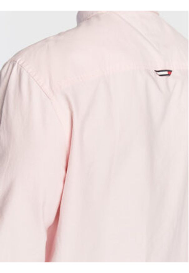 Tommy Jeans Koszula Classic Oxford DM0DM15408 Różowy Classic Fit. Kolor: różowy. Materiał: bawełna