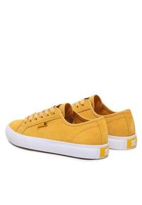DC Sneakersy Manual S Shoe ADYS300637 Żółty. Kolor: żółty. Materiał: zamsz, skóra #6
