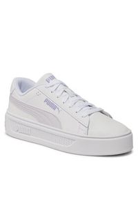 Puma Sneakersy Smash Platform v3 390758 06 Biały. Kolor: biały. Materiał: skóra. Obcas: na platformie #6