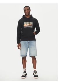 Quiksilver Bluza EQYFT05094 Czarny Regular Fit. Kolor: czarny. Materiał: bawełna #4
