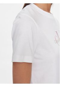 Calvin Klein Jeans T-Shirt Diffused Monologo J20J223264 Biały Regular Fit. Kolor: biały. Materiał: bawełna