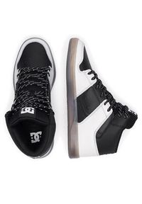DC Sneakersy CURE HI TOP ADYS400072-BCA Czarny. Kolor: czarny. Materiał: skóra