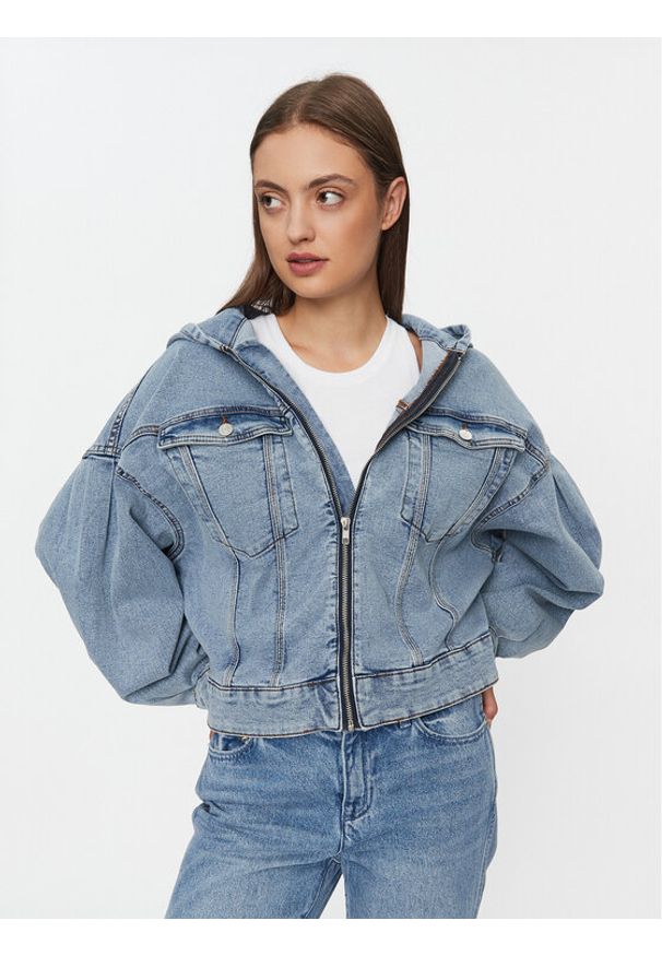Noisy may - Noisy May Kurtka jeansowa Alviva 27028452 Niebieski Relaxed Fit. Kolor: niebieski. Materiał: bawełna