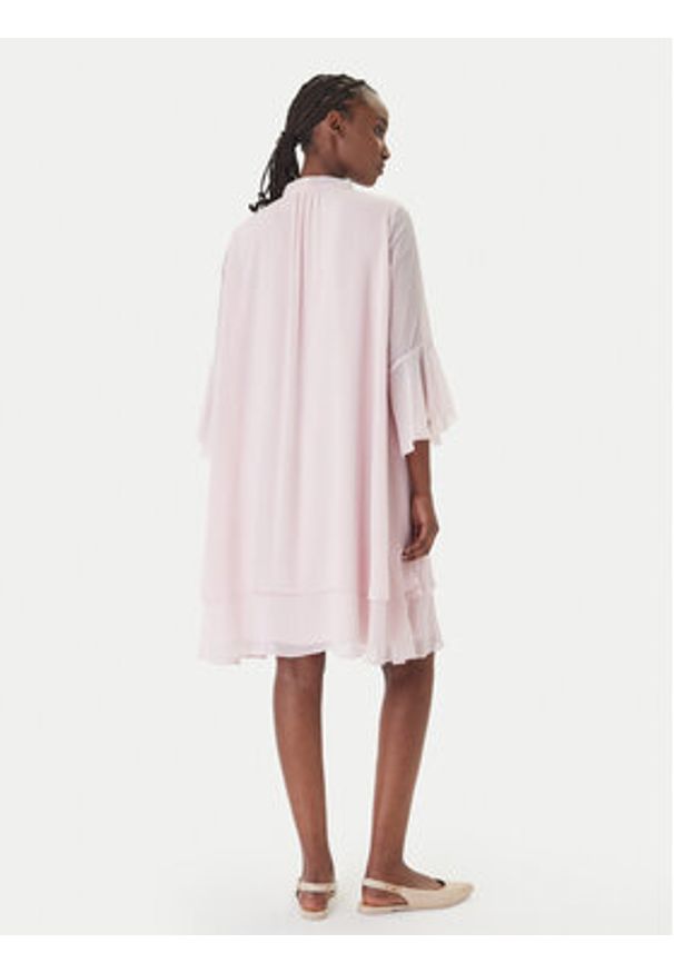 JOOP! Sukienka koktajlowa Denia 30102010 Różowy Regular Fit. Kolor: różowy. Materiał: syntetyk. Styl: wizytowy