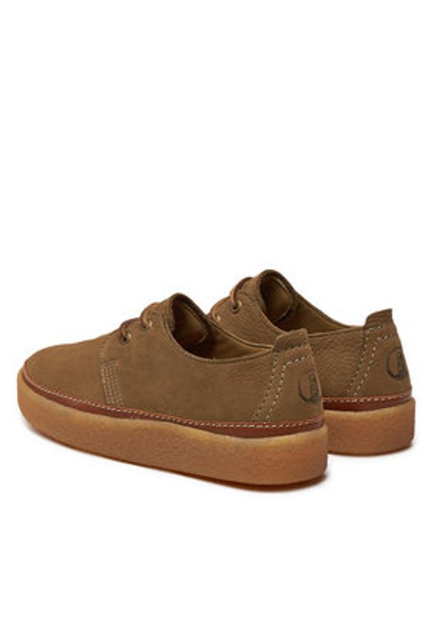 Clarks Półbuty Clarkwood Low 26176868 Brązowy. Kolor: brązowy. Materiał: skóra
