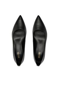 MICHAEL Michael Kors Czółenka Alina Flex Kitten Pump 40R3ALMP1L Czarny. Kolor: czarny. Materiał: skóra #4