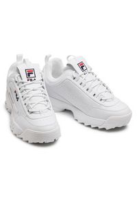 Fila Sneakersy Disruptor Low Wmn 1010302.1FG Biały. Kolor: biały. Materiał: skóra #9