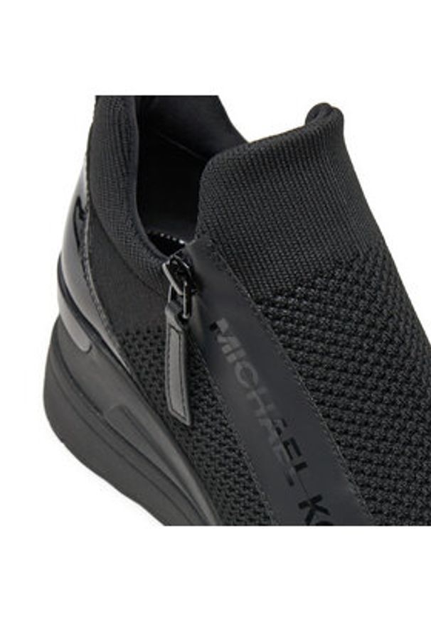 MICHAEL Michael Kors Sneakersy Wills Wedge Trainer 43S2WIFS1D Czarny. Kolor: czarny. Materiał: materiał