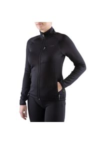 Bluza trekkingowa techniczna damska Viking Jukon na zamek. Kolor: czarny. Materiał: softshell
