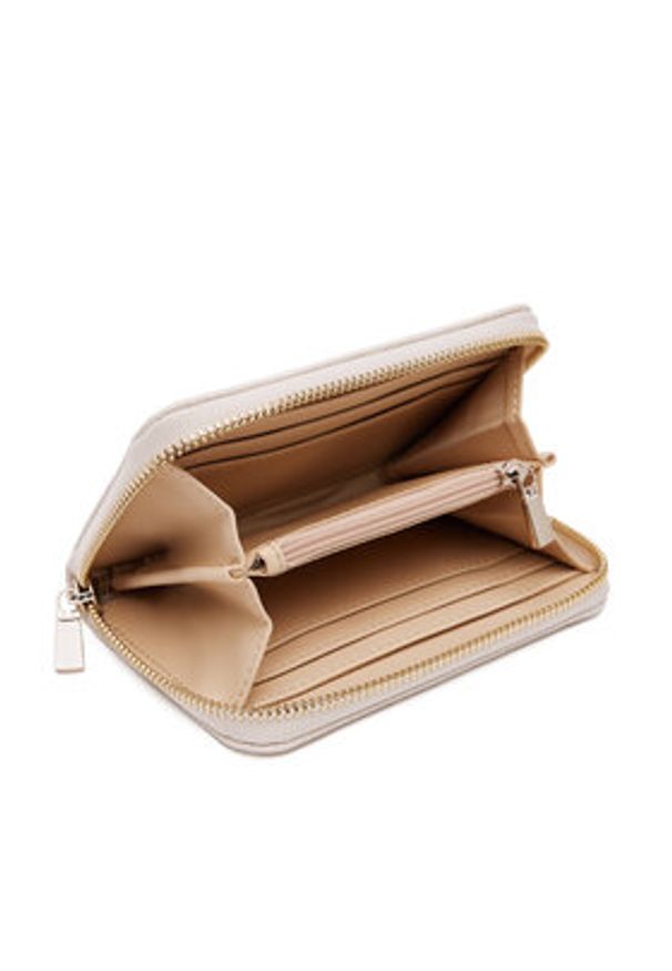 Guess Duży Portfel Damski SWPG96 48140 Écru. Materiał: skóra