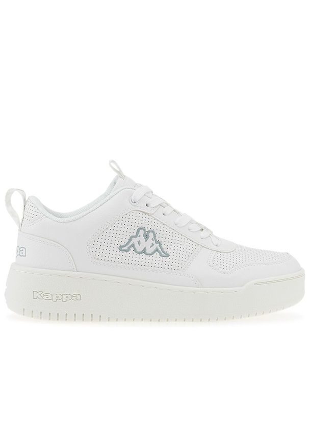 Buty Kappa Fogo 243324OC-1010 - białe. Okazja: na co dzień. Kolor: biały. Materiał: guma, materiał, syntetyk. Szerokość cholewki: normalna