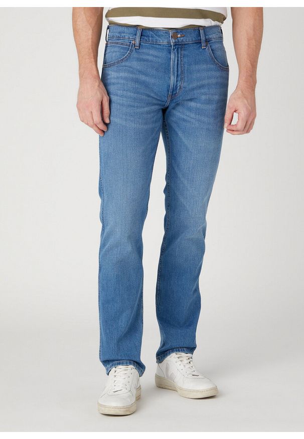 Wrangler - WRANGLER GREENSBORO MĘSKIE SPODNIE JEANSOWE JEANSY VITO W15QAG42E