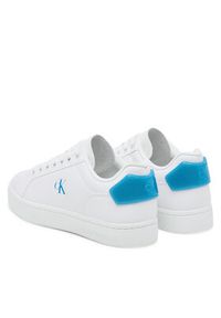 Calvin Klein Jeans Sneakersy Classic Cupsole Ru Patch Lth Wn YW0YW01845 Biały. Kolor: biały. Materiał: skóra #5