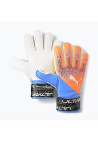 Puma - Rękawice bramkarskie PUMA Ultra Protect 3 Rc. Kolor: żółty, pomarańczowy, wielokolorowy, niebieski