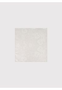 Pako Lorente - PAKO LORENTE – Jedwabna beżowa poszetka we wzór. Kolor: beżowy. Materiał: jedwab #1