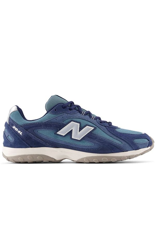 Buty unisex New Balance U204L67Q - niebieskie. Kolor: niebieski. Materiał: guma, zamsz, syntetyk, materiał. Szerokość cholewki: normalna