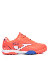 Joma Buty do piłki nożnej Toledo Jr 2507 TOJS2507TF Koralowy. Kolor: pomarańczowy. Materiał: skóra