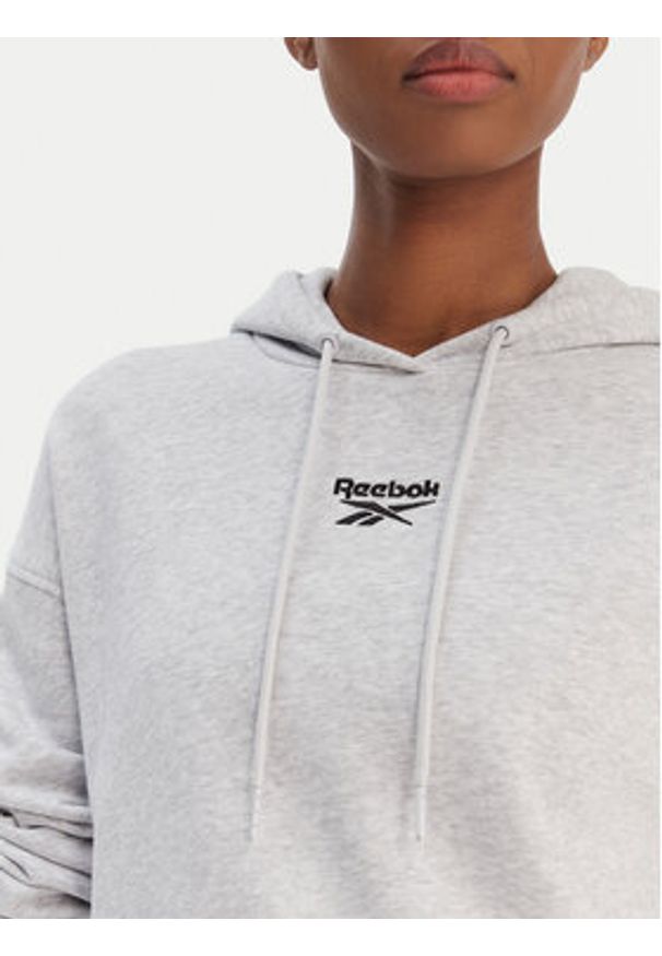 Reebok Bluza Brice RK25495CCW Szary Regular Fit. Kolor: szary. Materiał: syntetyk
