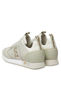 EA7 Emporio Armani Sneakersy X8X027 XK050 U453 Beżowy. Kolor: beżowy. Materiał: skóra #3