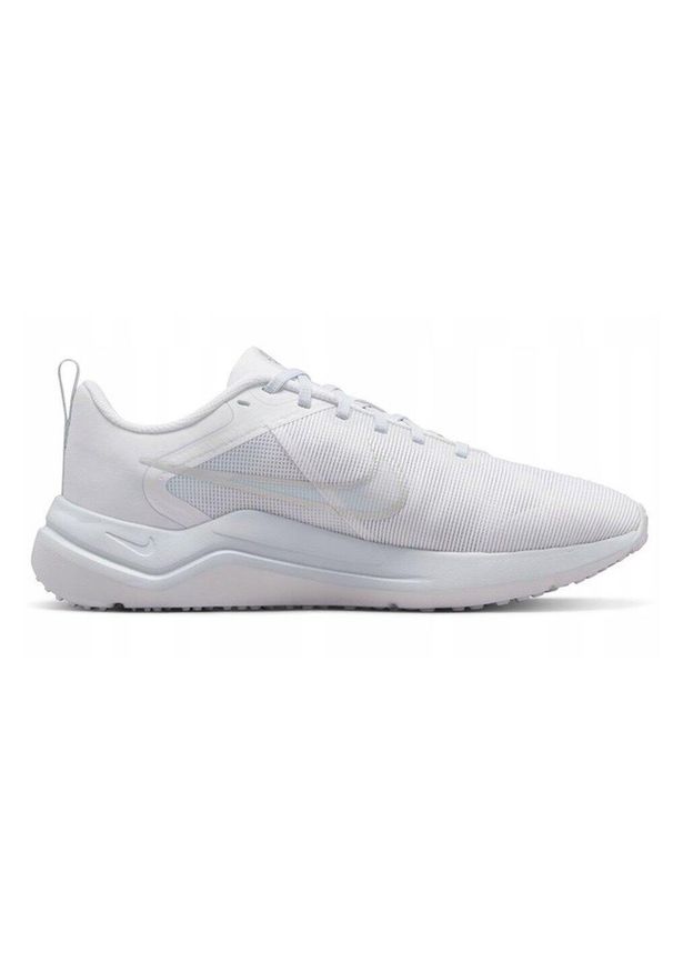 Buty męskie do biegania Nike Downshifter 12 białe. Kolor: biały. Materiał: materiał, syntetyk. Model: Nike Downshifter