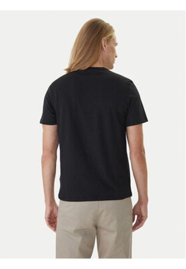 Calvin Klein T-Shirt Logo 30s LV04LD230G Czarny Relaxed Fit. Kolor: czarny. Materiał: bawełna